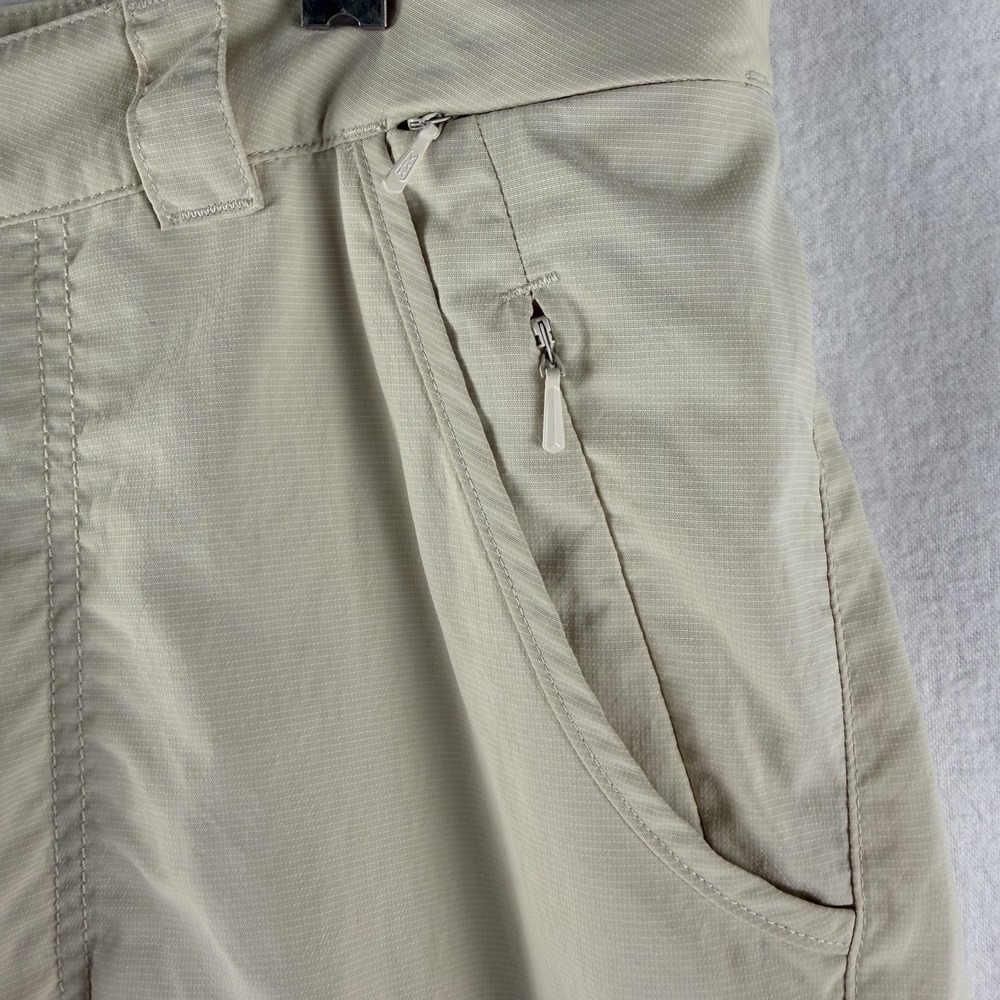 Mammut Womens Pants Sz 8 Cargo Zip Ivory Gorpcore Outdoor Granola Hiking Utility - Picture 5 of 13